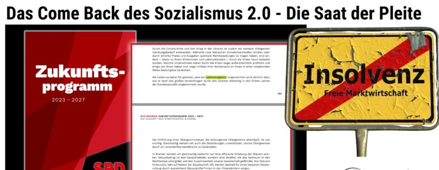 SPD beschließt Lastenausgleich – Come Back des Sozialismus 2.0 – Die Saat der Pleite